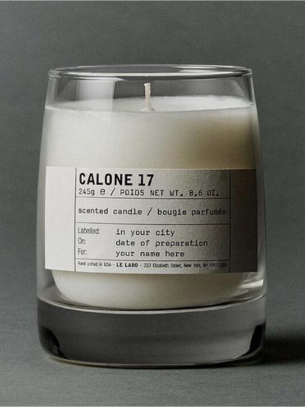 LE LABO CANDLE calone 17  8.6 oz. Brand New Sealed In Box With Shopping Bag
